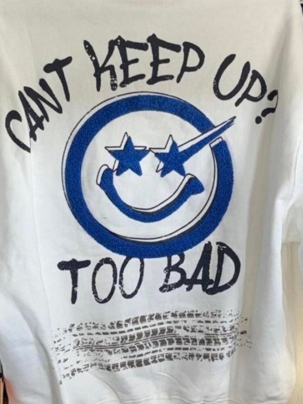 Civilized Don’t Get Left Behind White Hoodie Size XL NWT - Picture 2 of 2